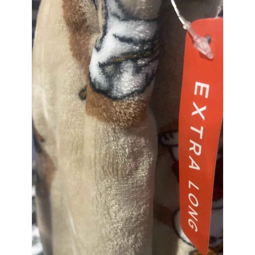 Berkshire Peanuts Throw Cowboy Snoopy Western Rodeo Tan Blanket 60x70 New 2026